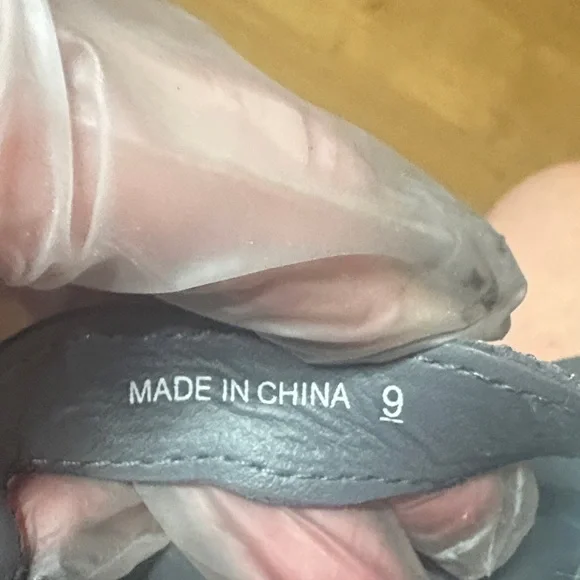 Yellow Box Black Beaded T-Strap Flip Flop Sandals - Picture 3 of 3